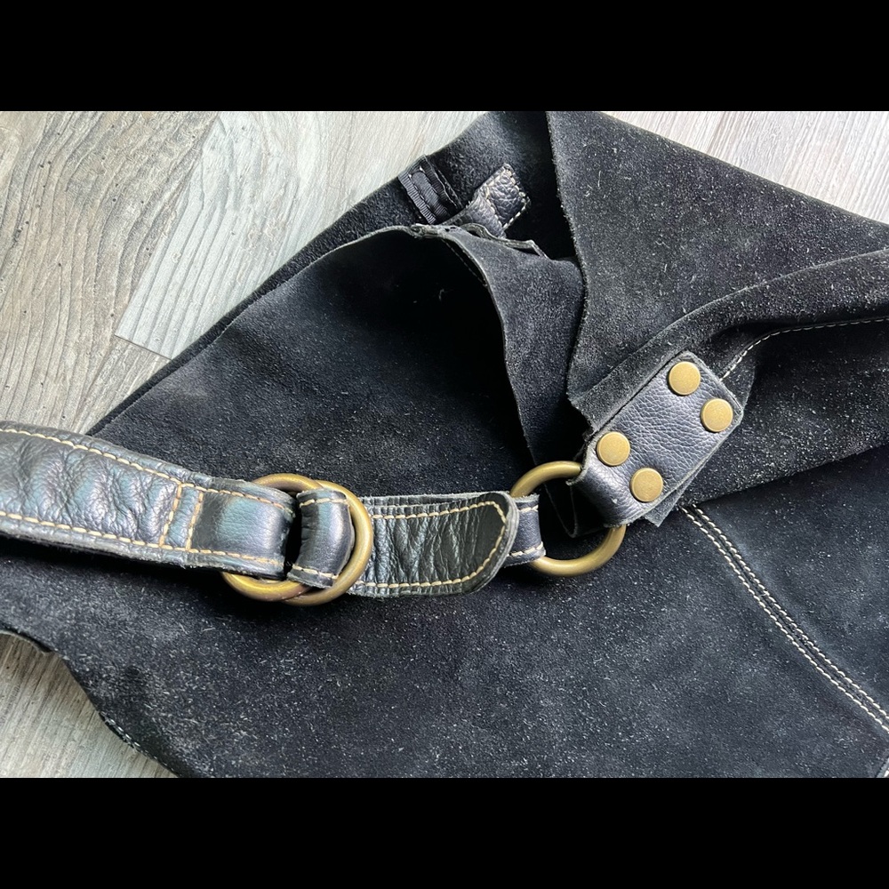 Black Suede Purse - Picture 5 of 11